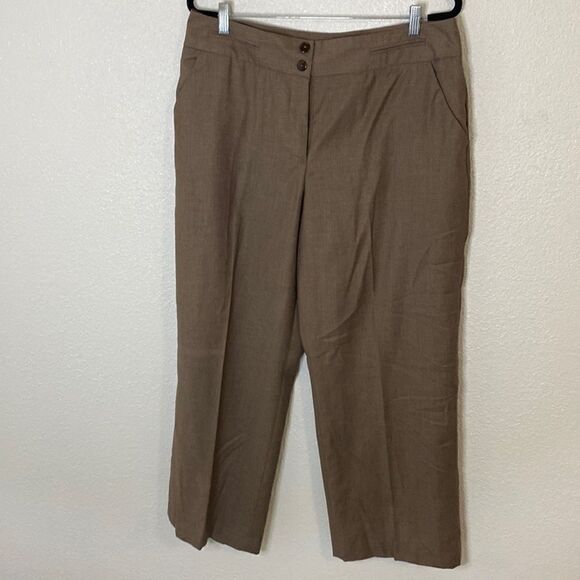 Harve Benard Pants - Harve Bernard- womens brown slacks- Size 16